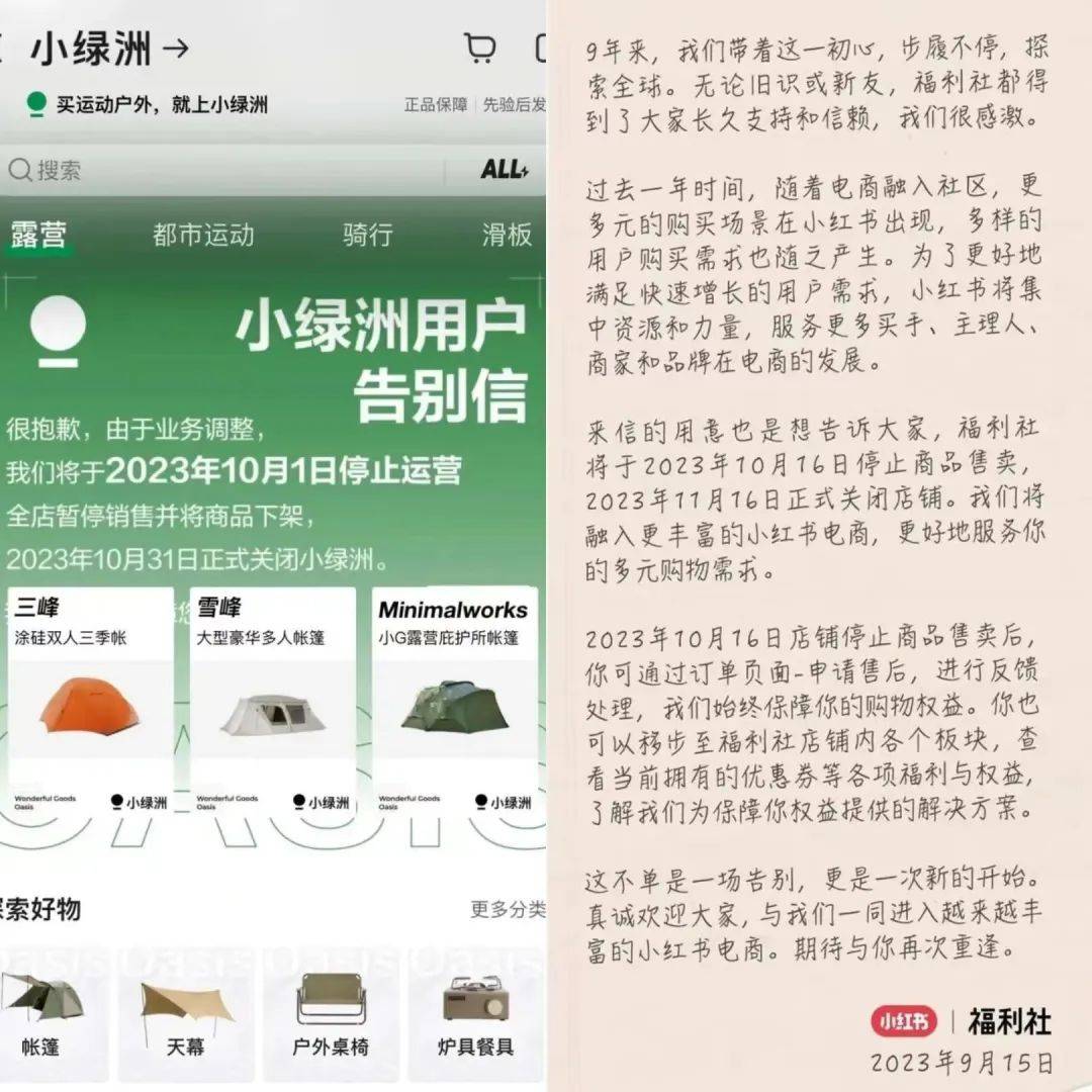 小红书电商折叠：一手轻奢，一手拼多多