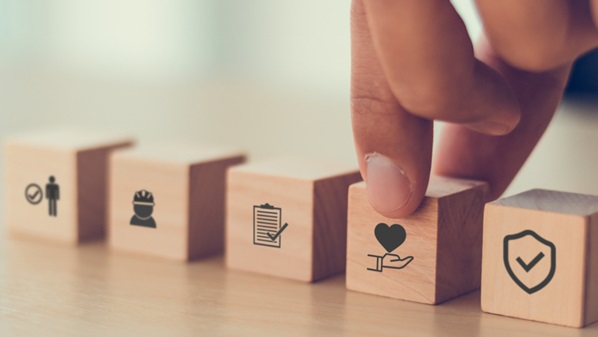 Wellbeing icon blocks