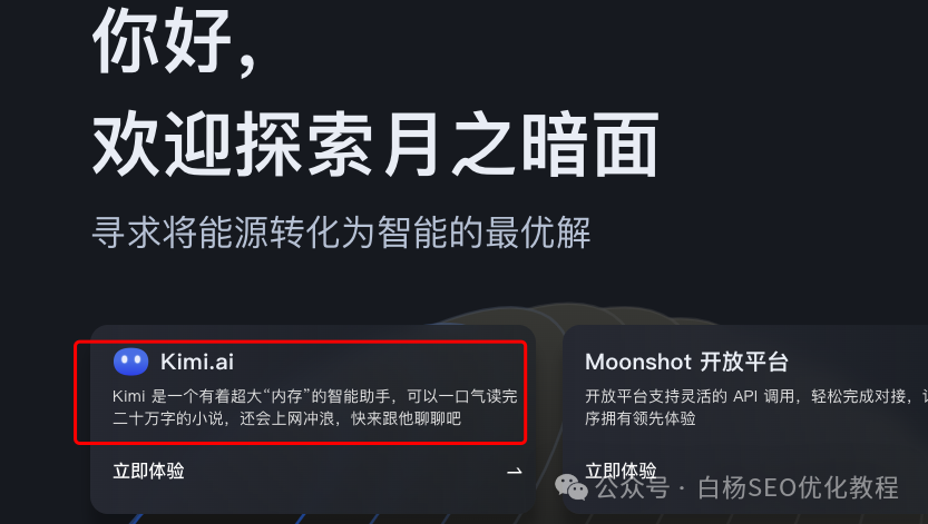 一句话让我如履薄冰！说说百度搜索新变化与月之暗面kimi Chat【白杨SEO】