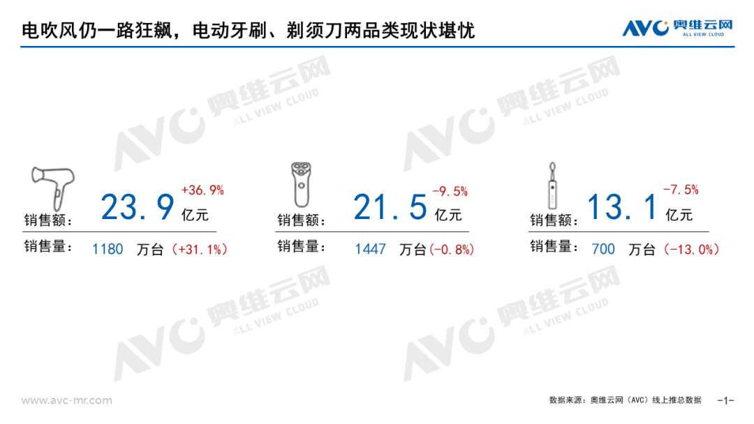 2024年一季度个护小家电市场总结：于细分市场中，寻找确定性增量