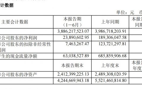 良品铺子2024年上半年营收38.86亿 同比减少2.52%